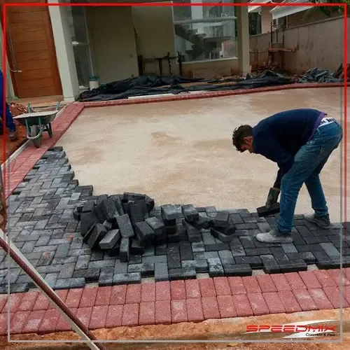 Execução de Pavimentação Intertravada